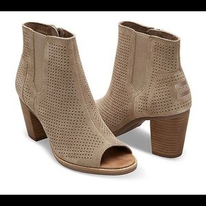 TOMS Stucco Suede Majorca Bootie